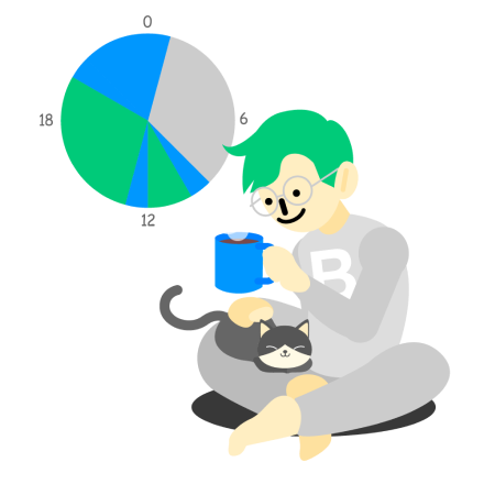 フレキシブルな働き方のイメージ